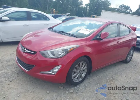 2015 Hyundai Elantra Se from USA, damaged, VIN KMHDH4AE7FU350685